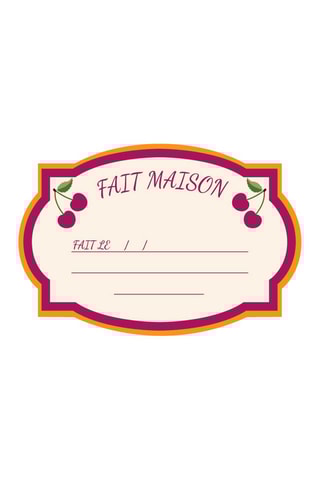 50 étiquettes bocaux