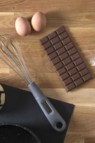 Fouet 2-en-1 en acier inoxydable