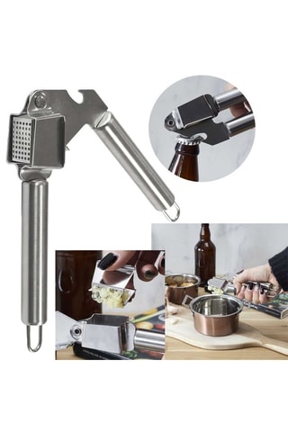 Presse-ail manuel en acier inoxydable