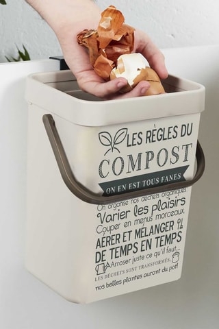Poubelle à compost - 20 x 24 x 18 cm