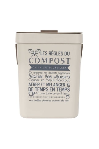 Poubelle à compost - 20 x 24 x 18 cm