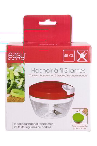 Hachoir à fil 3 lames - Coloris aléatoire