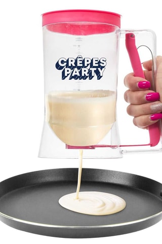 Verseur à pâte à piston en acier inoxydable et silicone - 90 cl - Modèle aléatoire