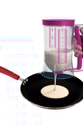 Verseur à pâte à piston en acier inoxydable et silicone - 90 cl - Modèle aléatoire