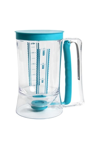 Verseur à pâte à piston en acier inoxydable et silicone - 90 cl - Modèle aléatoire