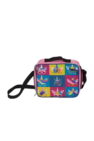 Lunch bag - Rose et bleu