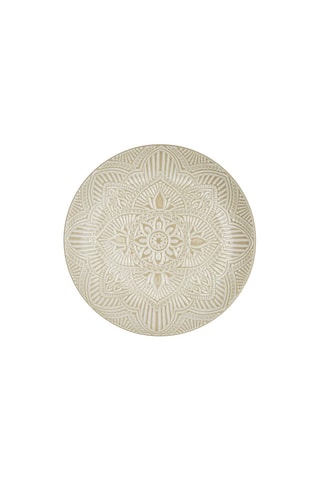 6 assiettes plates en grès Mirage - 27 cm