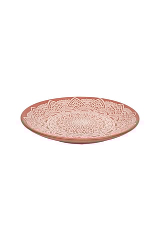 6 assiettes plates en grès Mirage - 19,5 cm