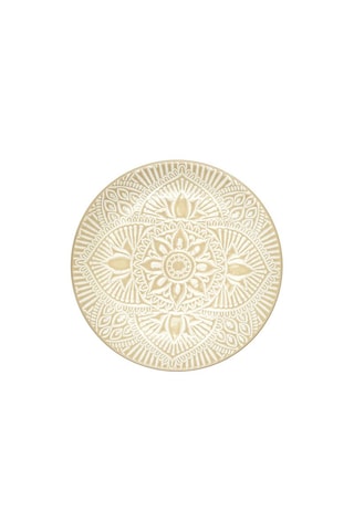 6 assiettes plates en grès Mirage - 19,5 cm