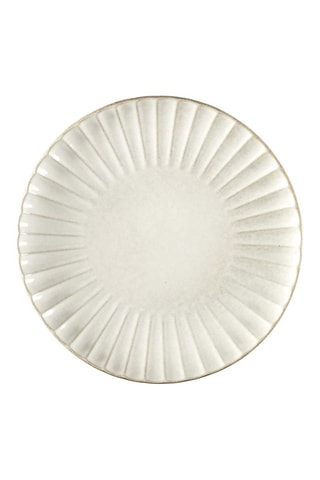 6 assiettes de présentation en grès Vlora - 32 cm