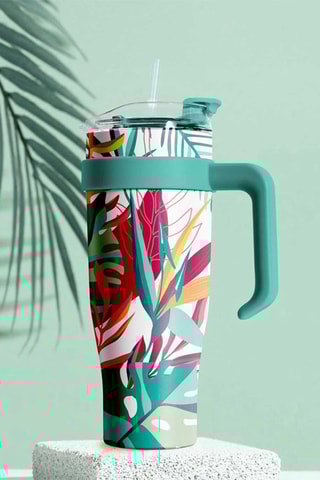 Mug en acier inoxydable - 120 cl - Coloris aléatoire