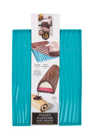 Plaque à génoise en silicone - 37 x 27 cm - Modèle aléatoire