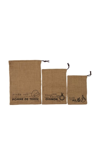 3 sacs de conservation - 17 x 25 / 21 x 30 / 27 x 38 cm