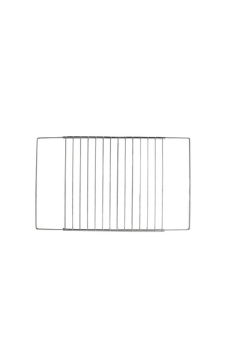 Grille de four extensible en acier inoxydable - 60 x 1,2 x 31,5 cm