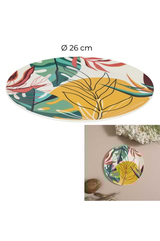 6 assiettes plates - 26 cm
