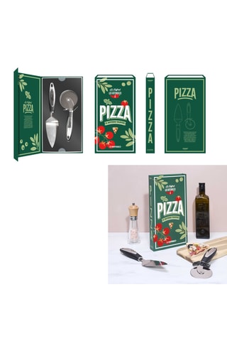 Roulette à pizza et spatule à pizza en acier inoxydable