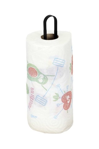 Support essuie-tout en bambou - 16 x 16 x 27,4 cm