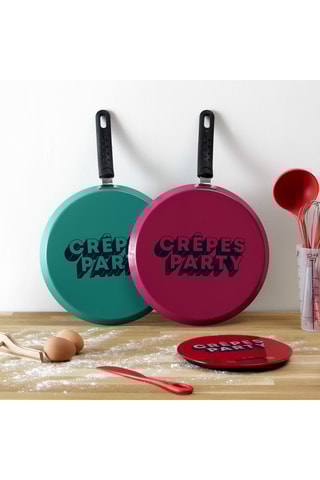 Poêle à crêpes - 28 cm - Modèle aléatoire