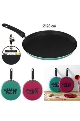 Poêle à crêpes - 28 cm - Modèle aléatoire