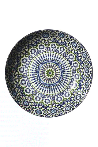 6 assiettes creuses en céramique - 20 cm