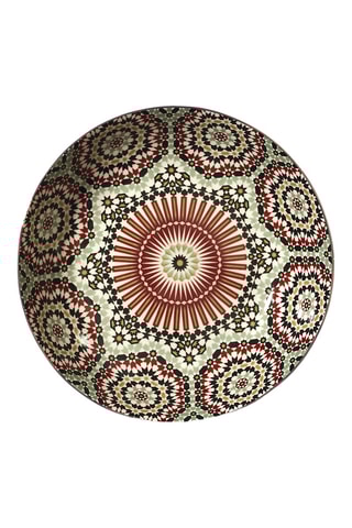 6 assiettes creuses en céramique - 20 cm