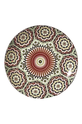 6 assiettes à dessert en céramique - 20 cm