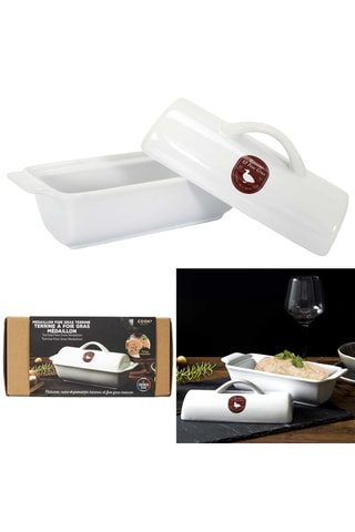 Plat à four en céramique - 24,5 x 10,5 x 12 cm