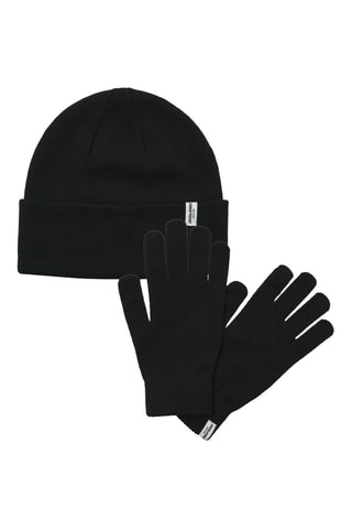 Gants et bonnet - Noir