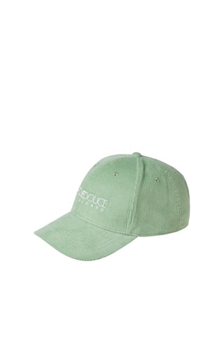 Casquette en velours - Vert clair