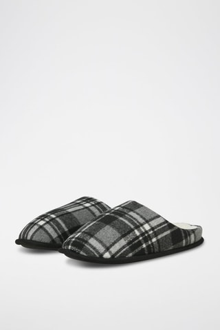 Pantoufles fourrées - Anthracite