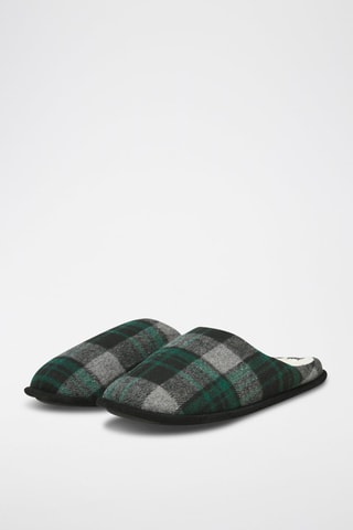 Pantoufles fourrées - Vert