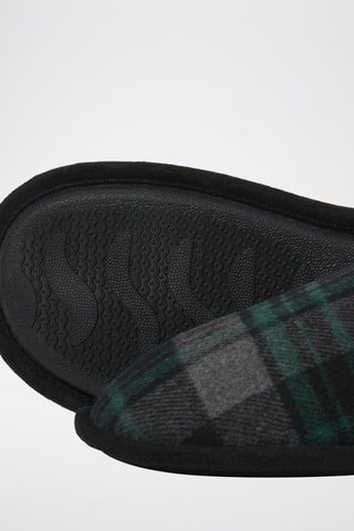 Pantoufles - Noir et vert
