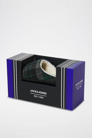 Pantoufles - Noir et vert