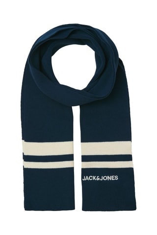 Echarpe en coton biologique - Bleu marine