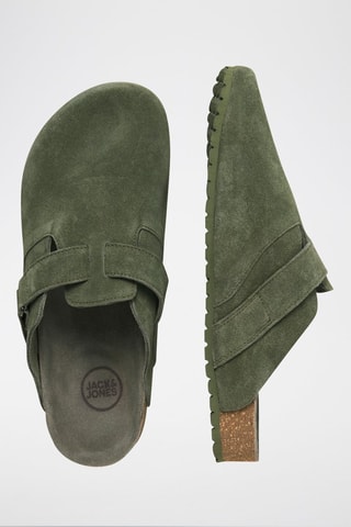 Sabots en nubuck - Kaki