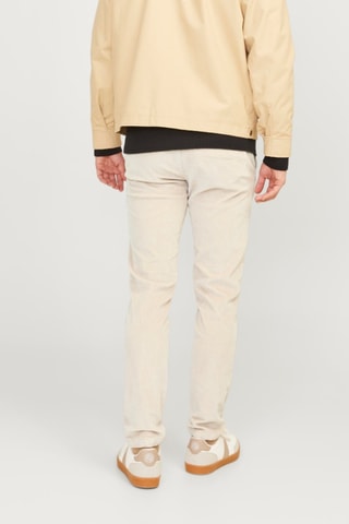 Pantalon slim en velours - Gris