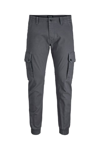 Pantalon cargo en coton biologique - Anthracite