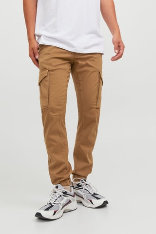 Pantalon cargo - Camel