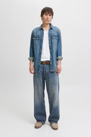 Jean baggy - Bleu