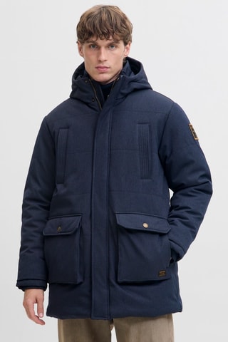 Parka à capuche - Bleu marine