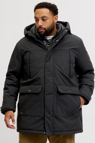 Parka à capuche - Noir