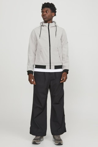 Veste à capuche - Gris clair