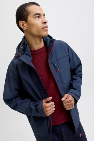 Veste à capuche - Bleu nuit