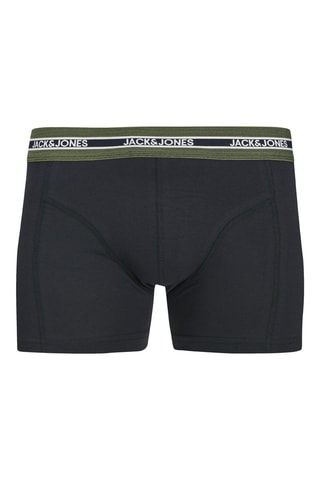 3 boxers - Noir, anthracite et vert