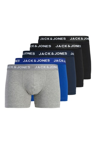 5 boxers en coton biologique - Noir 