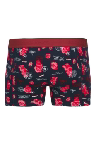 3 boxers - Bleu marine et kaki