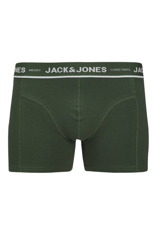 3 boxers - Bleu marine et rouge