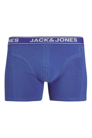 3 boxers en coton biologique - Bleu clair et vert foncé