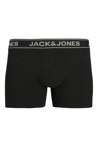 3 boxers en coton biologique - Bleu clair et vert foncé