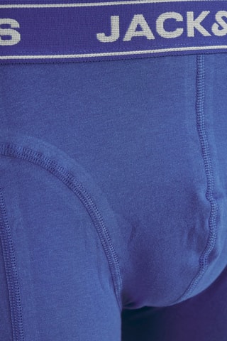 3 boxers en coton biologique - Bleu clair et vert foncé